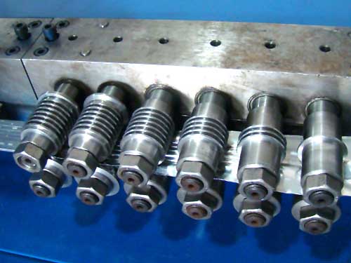 aluminum duct forming machine rollers